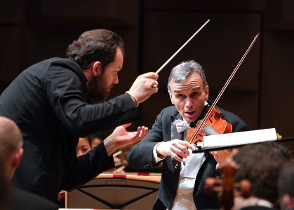 Gill Shaham, Andris Nelson and Andranik's violin performing Tchaikovsky's Violin Concerto in Japan